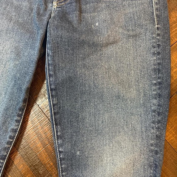 Mother Insider Crop Step Fray Jeans 28 Mid Rise Bootcut Raw Hem - Picture 5 of 8